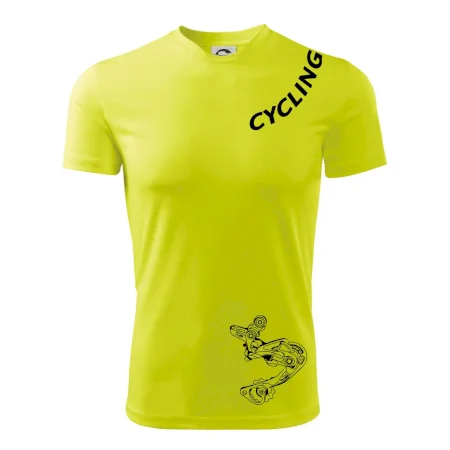 Cycling nápis šikmo