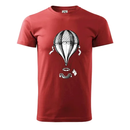 Teplovzdušný balón kreslený