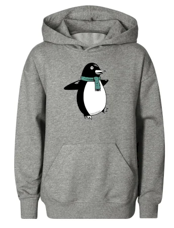 Tučniak so zeleným šálom