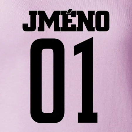 Futbalový dres - vlastné meno a číslo