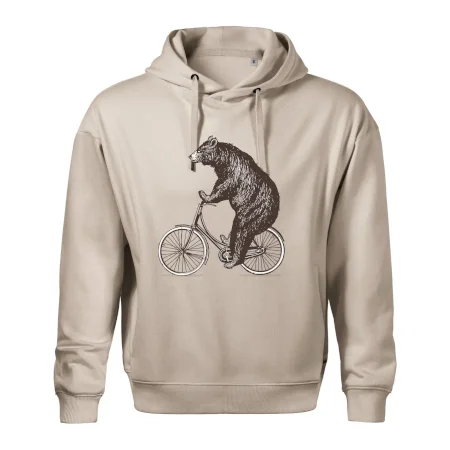 Medveď na bicykli