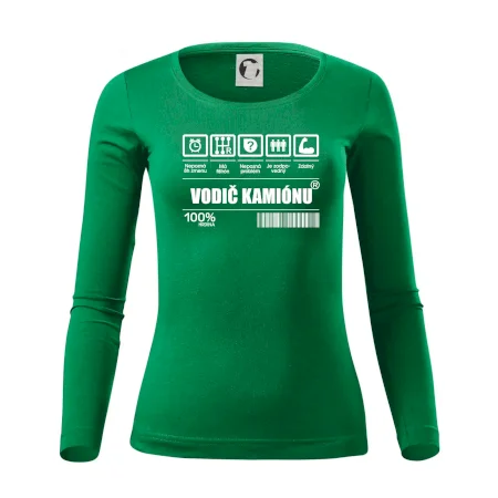 Čiarový kód - Vodič kamiónu