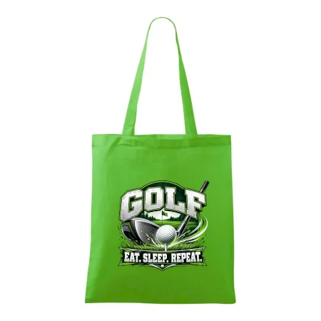 Golfová palica s loptičkou eat sleep repeat