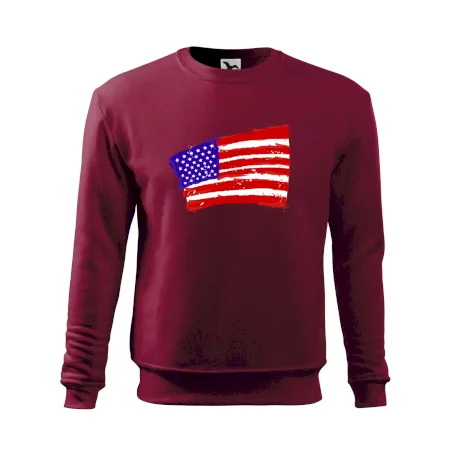 Americká vlajka ohnutá