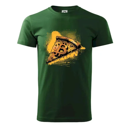 Bitcoin oranžová pizza