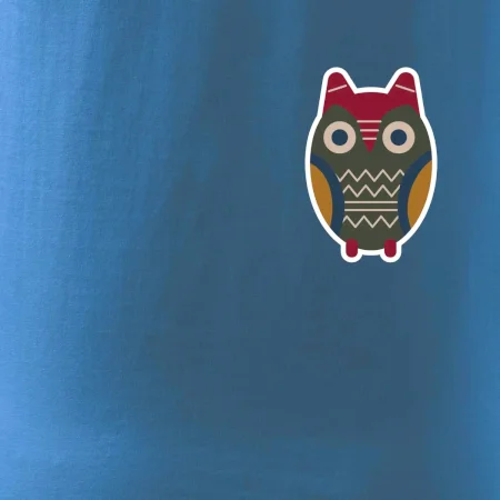 Folklór na prsníku sova