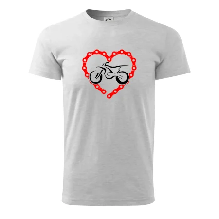 Moto srdce reťaz - enduro