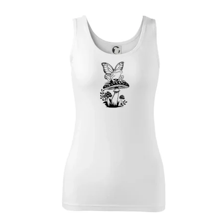 Goblincore čierna huba so žabou