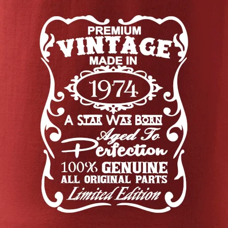 Vintage Etiketa - 1974