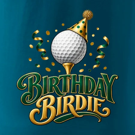 Narozeninové birdie s golfovým míčkem