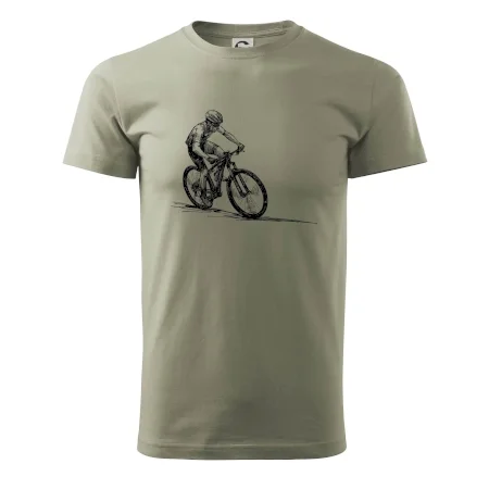 MTB kreslený cyklista
