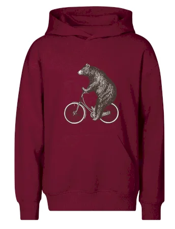 Medveď na bicykli
