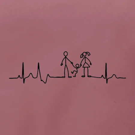 EKG rodina a jedno dieťa