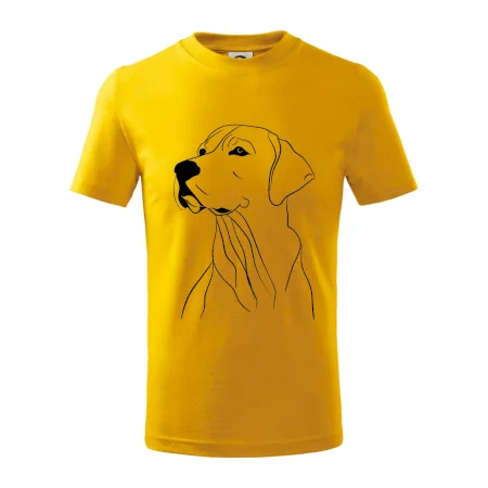 Labrador čierna kresba