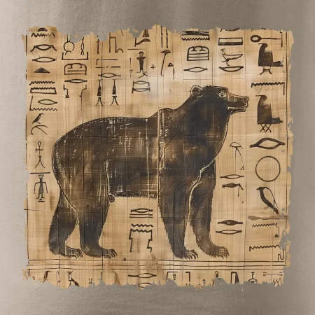 Egyptské hieroglyfy medveď