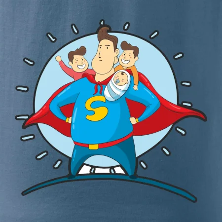 Táta superman - kluk, kluk a dítě