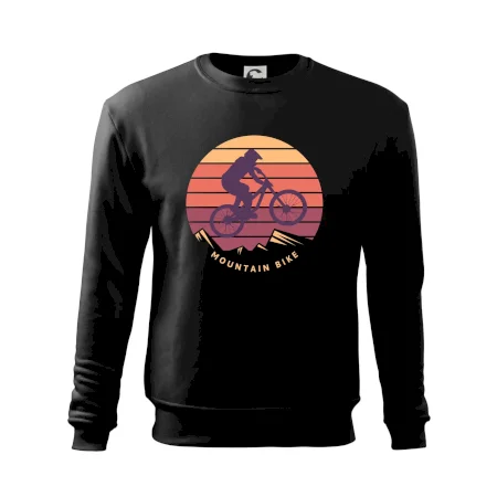 MTB farebný bicykel západ slnka