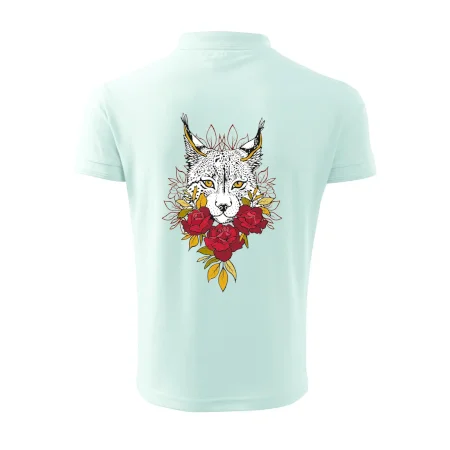 Rys s červenými ružami (Pecka design)