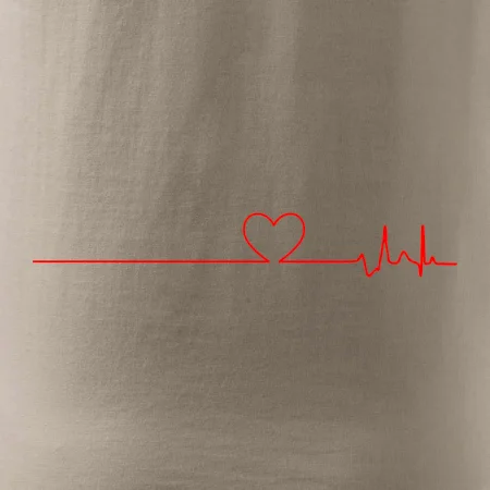Poker EKG srdce červené