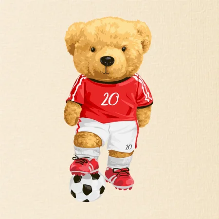 Futbalista medvedík číslo