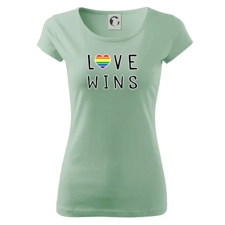 Love wins nápis