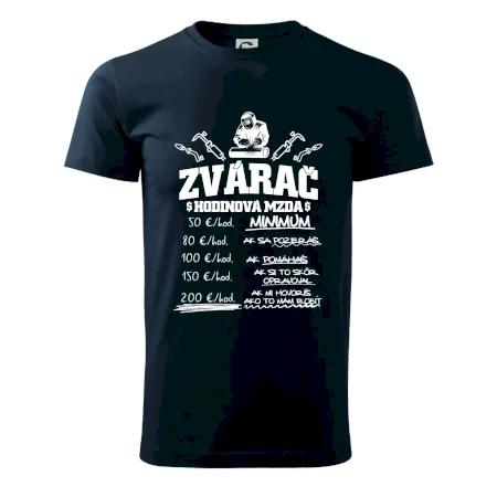 Hodinová mzda zvárač