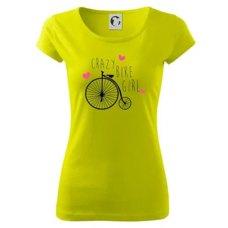 Crazy bike girl