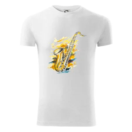Saxofón maľovaný