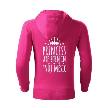 Princesses are born in (Vlastný nápis mesiac narodenia)