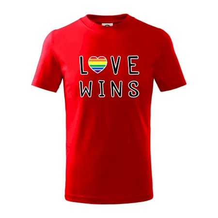 Love wins nápis