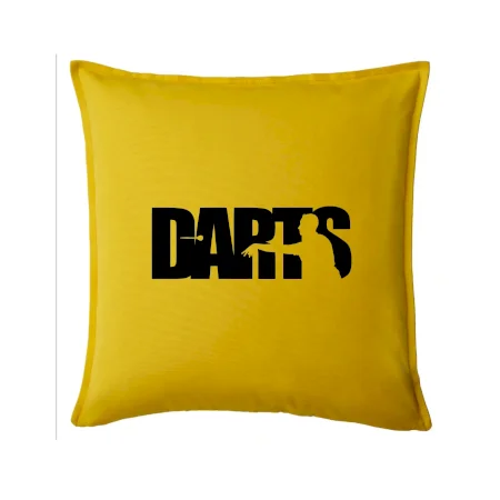 Darts - nápis so šípkarom