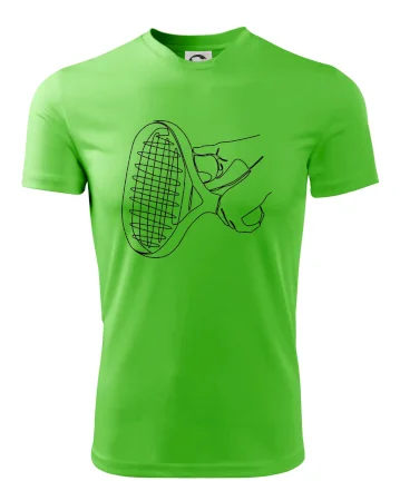 Tenisová raketa jedným ťahom