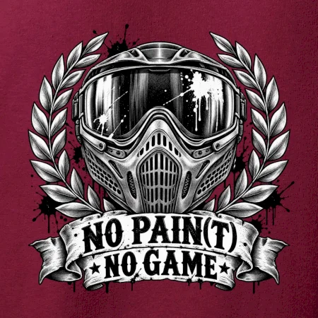 No Paint, No Game – motív s maskou