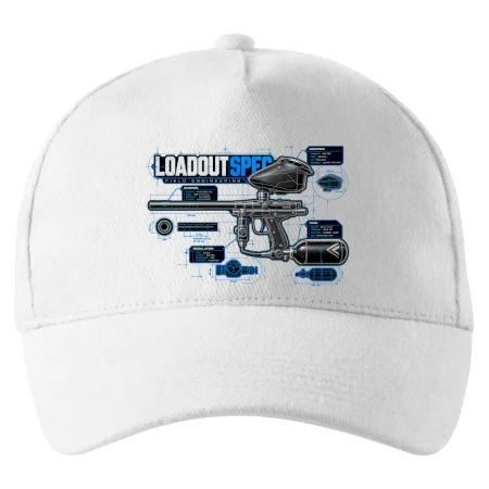 Technický výkres výstroja pre paintball