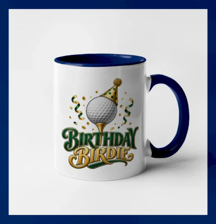 Narozeninové birdie s golfovým míčkem