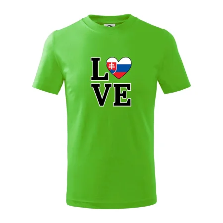 Love Slovenská vlajka