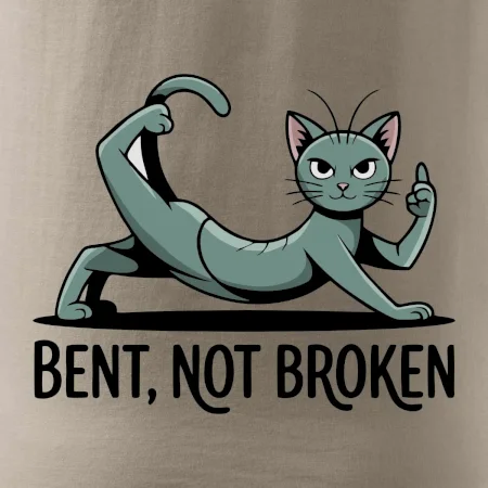 Bent, not broken zelená kočka