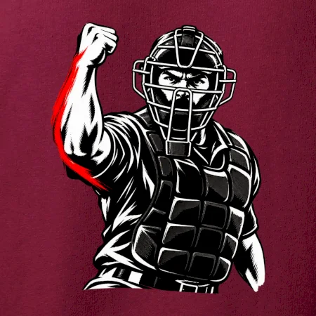 Baseballový rozhodčí signalizuje strike