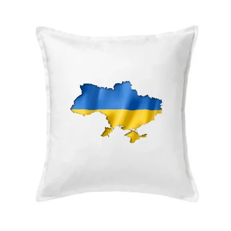 Ukrajina vlajka mapa