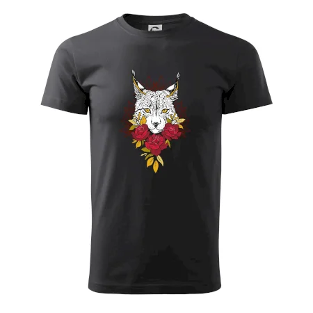 Rys s červenými ružami (Pecka design)