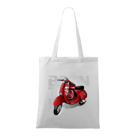 Scooter born to ride red