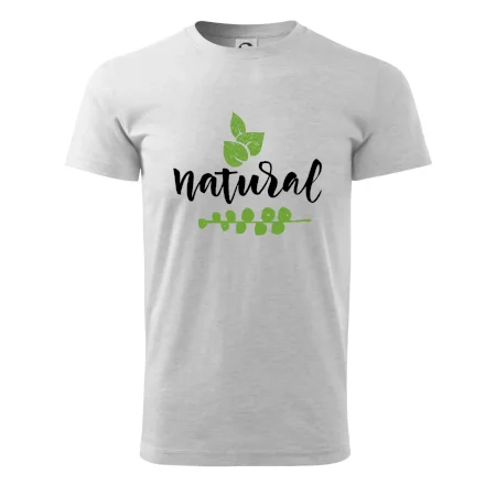 Natural - nápis v listoch