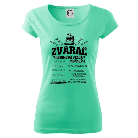 Hodinová mzda zvárač