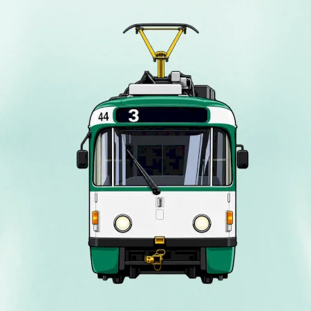 T3R SLF čelo tramvaje linka 3