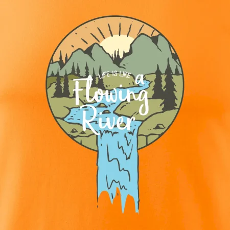 Life is like a Flowing river