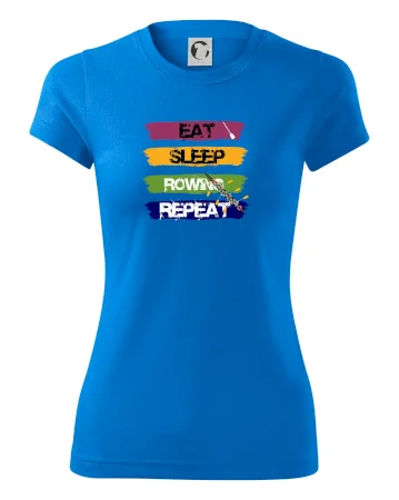Eat sleep rowing repeat farebné