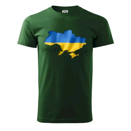 Ukrajina vlajka mapa