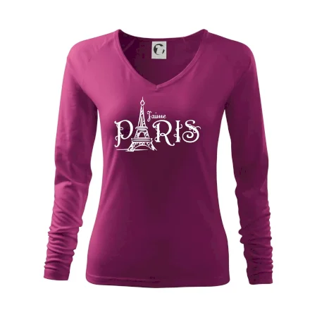 Paris nápis Eiffelovka rovný