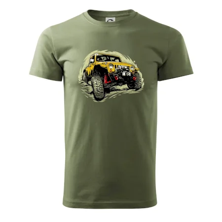 Žltý offroad s navijakom