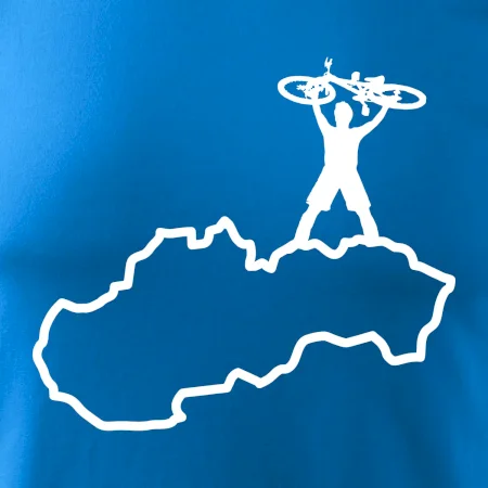 Mapa Slovenska - cyklista